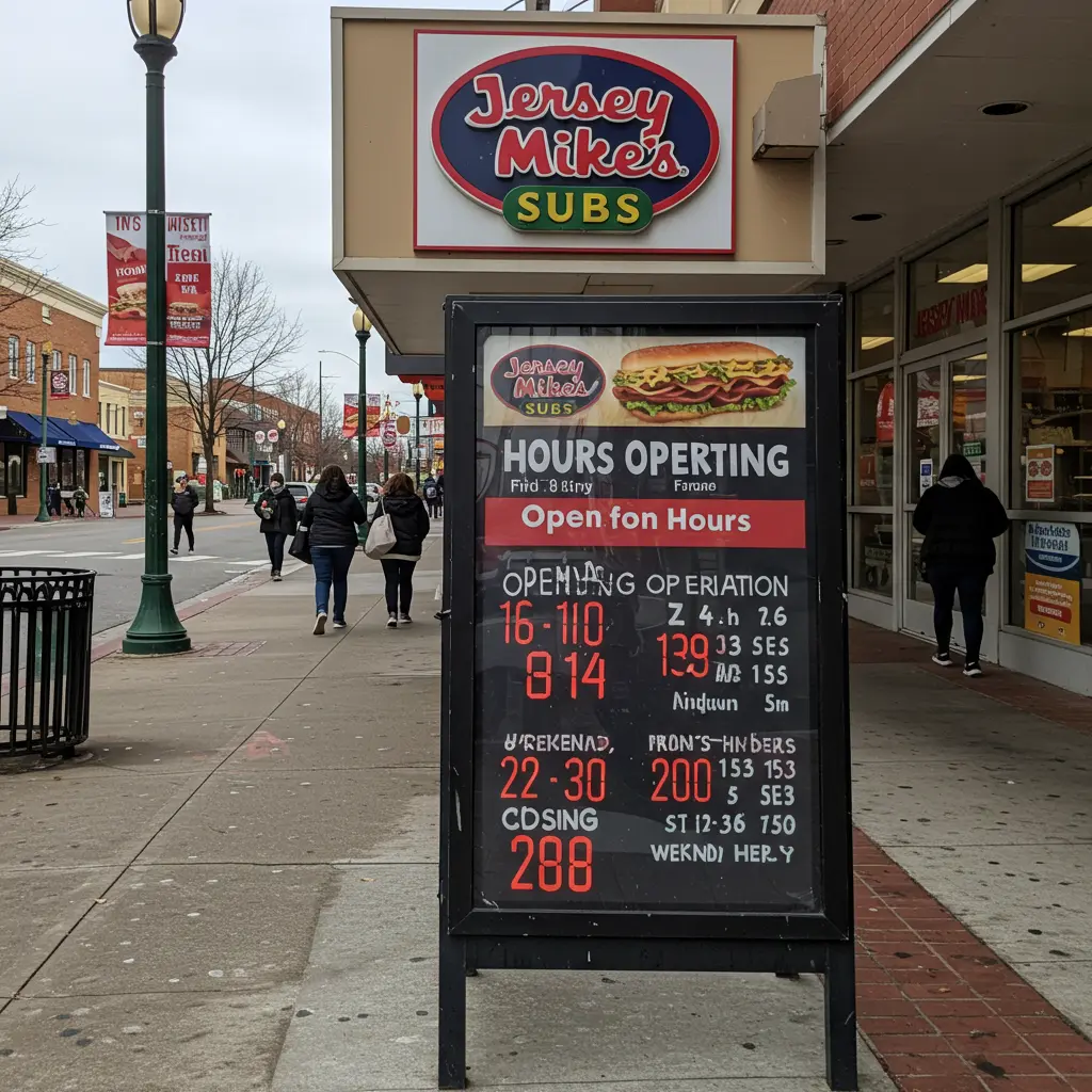 Jersey Mike's Hours