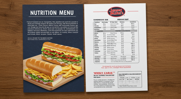 jersey mike's nutrition menu